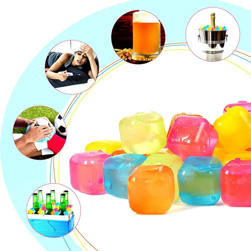 12Pcs/Set Whisky Reusable Ice Cube The Summer