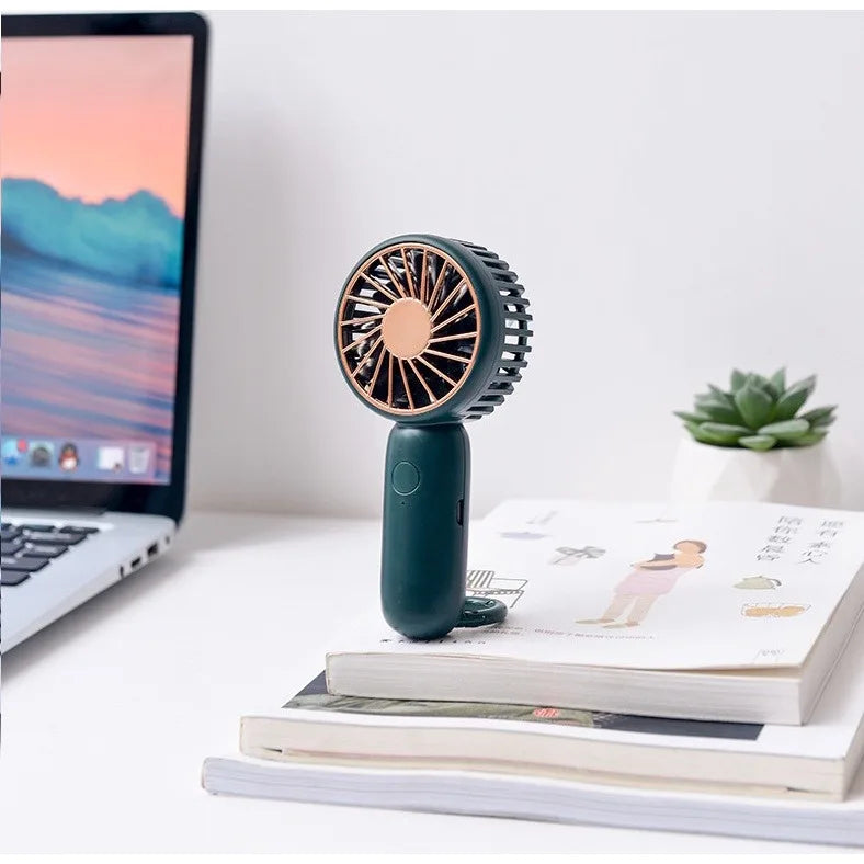 Mini Fan USB Fan Handheld Portable Fan Buckle Charging