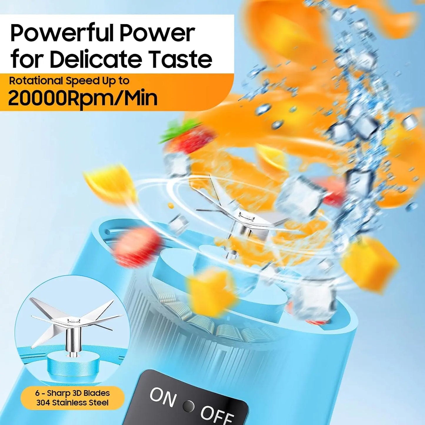 380ml household juice mixer mini electric juicer USB