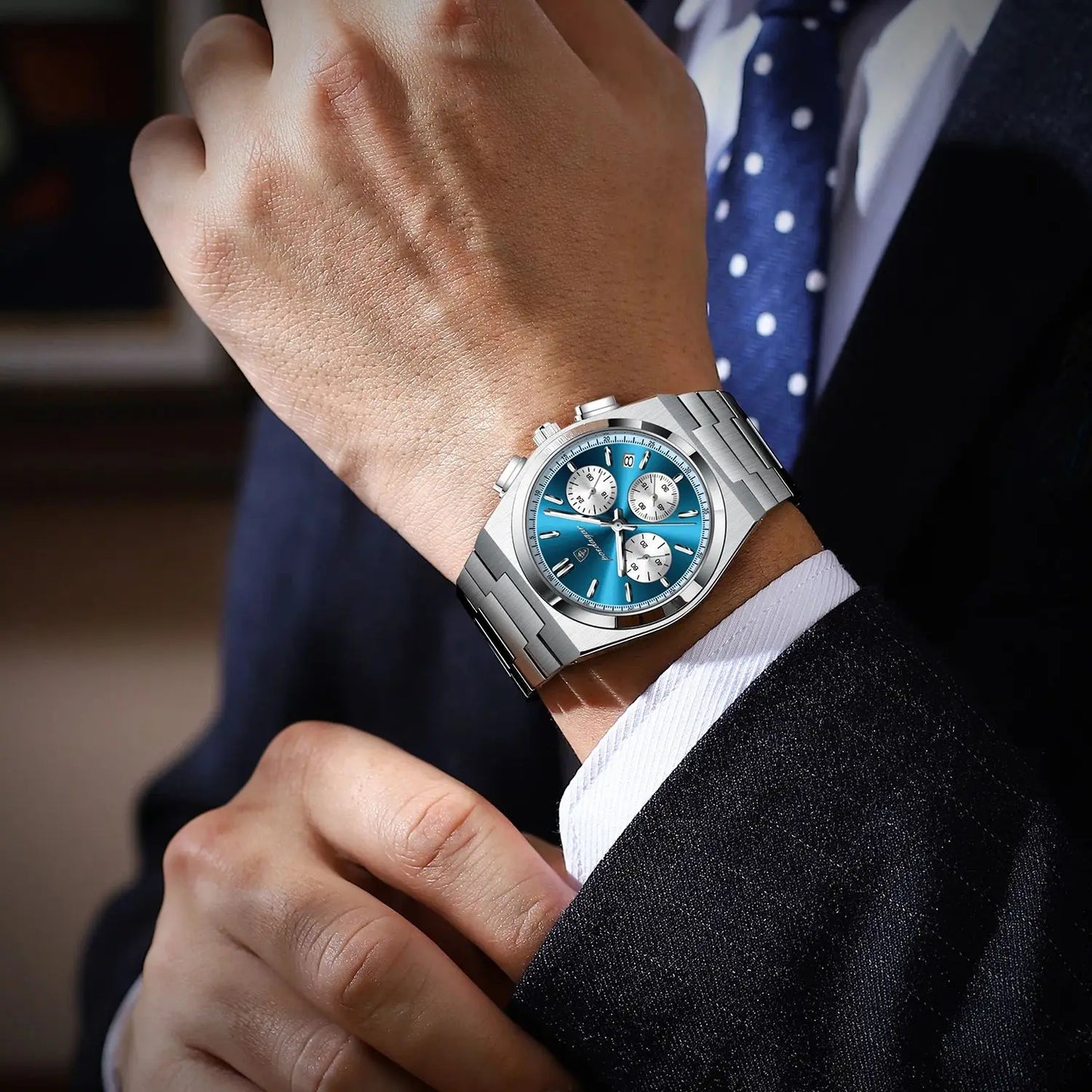 POEDAGAR Luxury Man Quartz Watch Sport Military Watch For Men