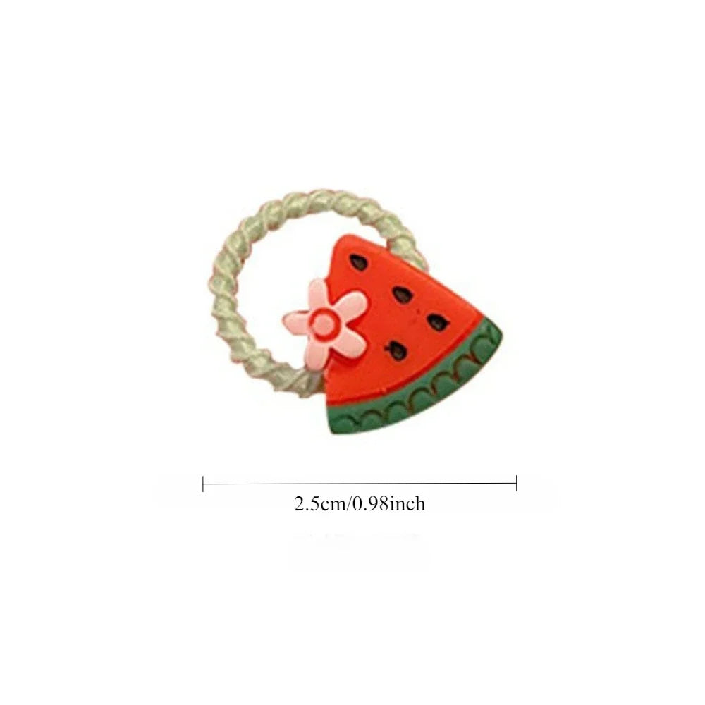 50PCS Cute Baby Hair Ties Mini Elastic Bands Summer Kids