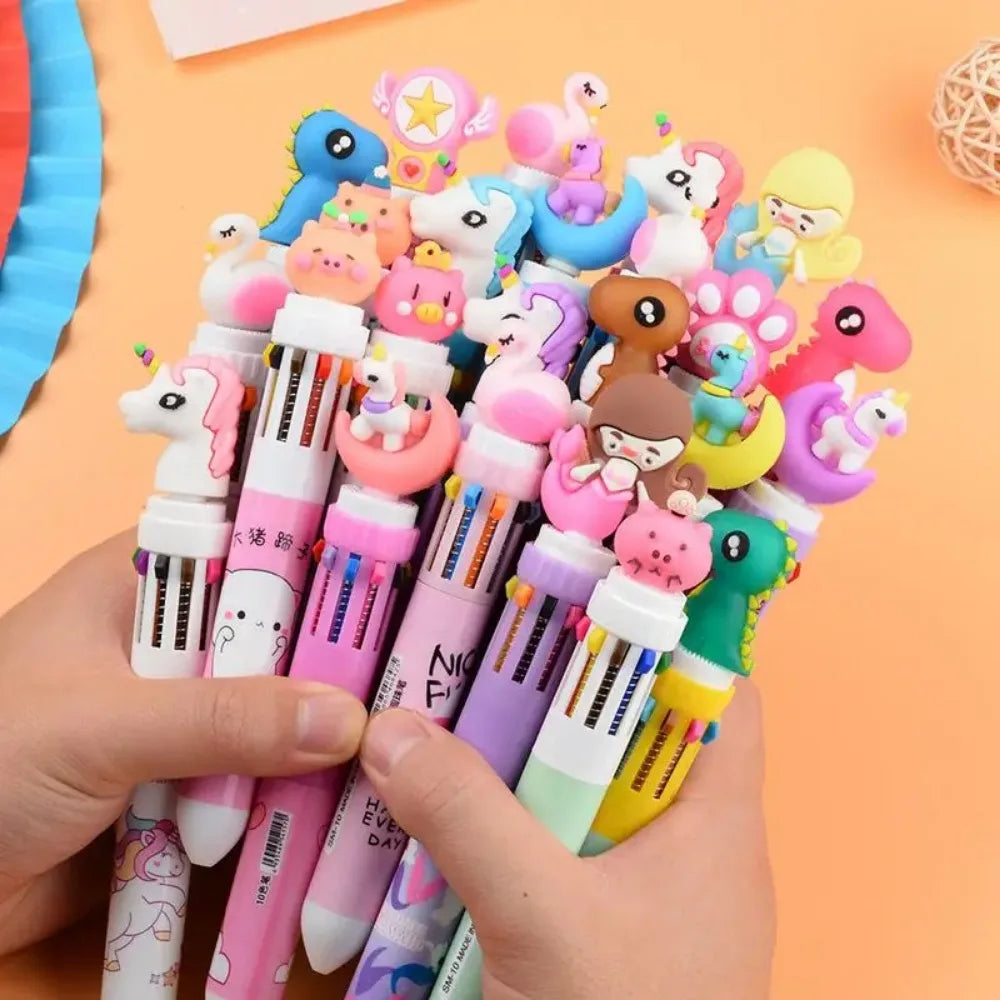 5-20 Pcs10 Color Cartoon Pen Kids Gifts Birthday Party